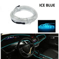 Car Interior Light LED Strip 5M USB Car Decoration Ambient Lamp Car Interior Led Decorative Lamp EL Wiring Neon Strip Universal